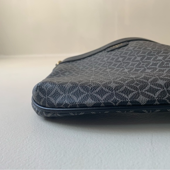 FOSSIL BLACK AND GRAY CROSSBODY BAG - Picture 6 of 10